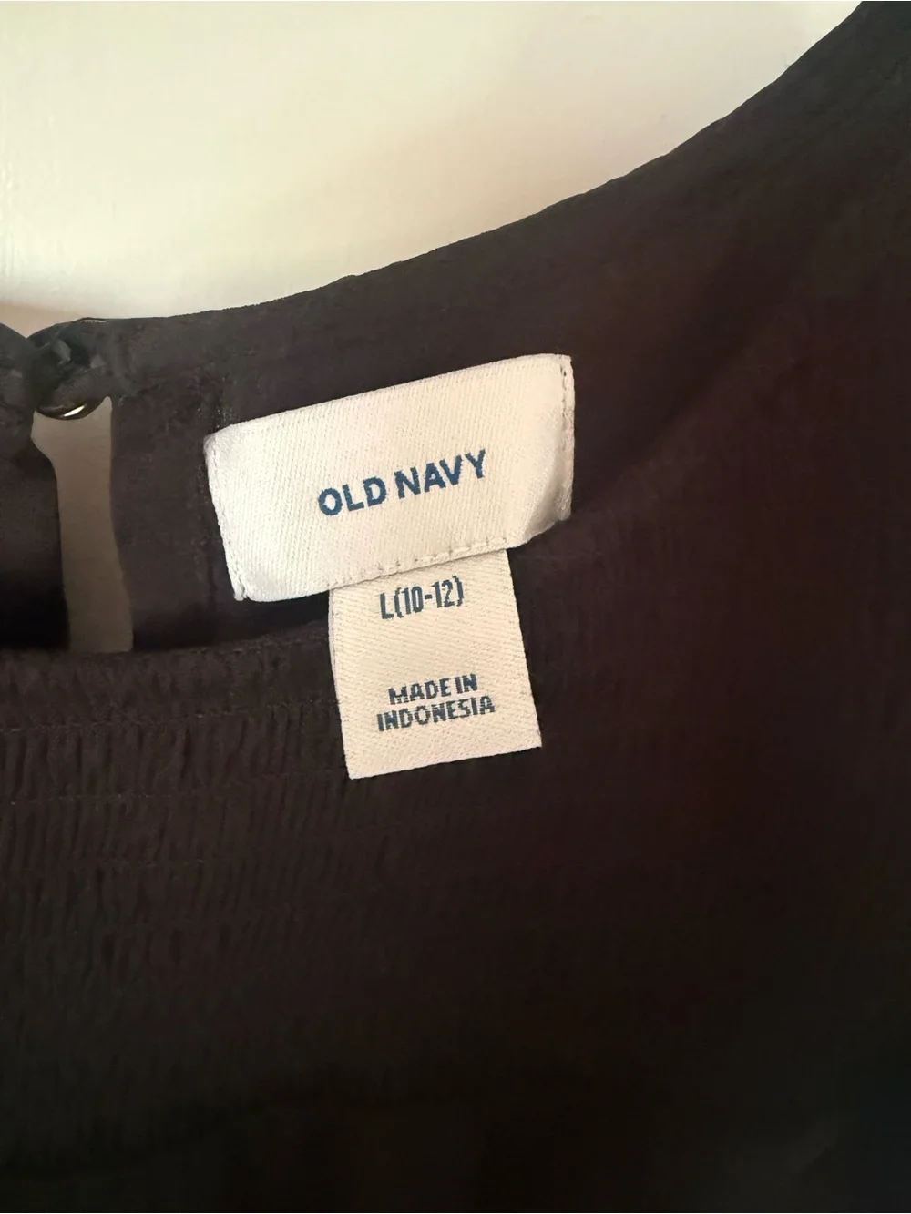 Old Navy Black Ruffle Sleeve Girls Dress, large, 10-12